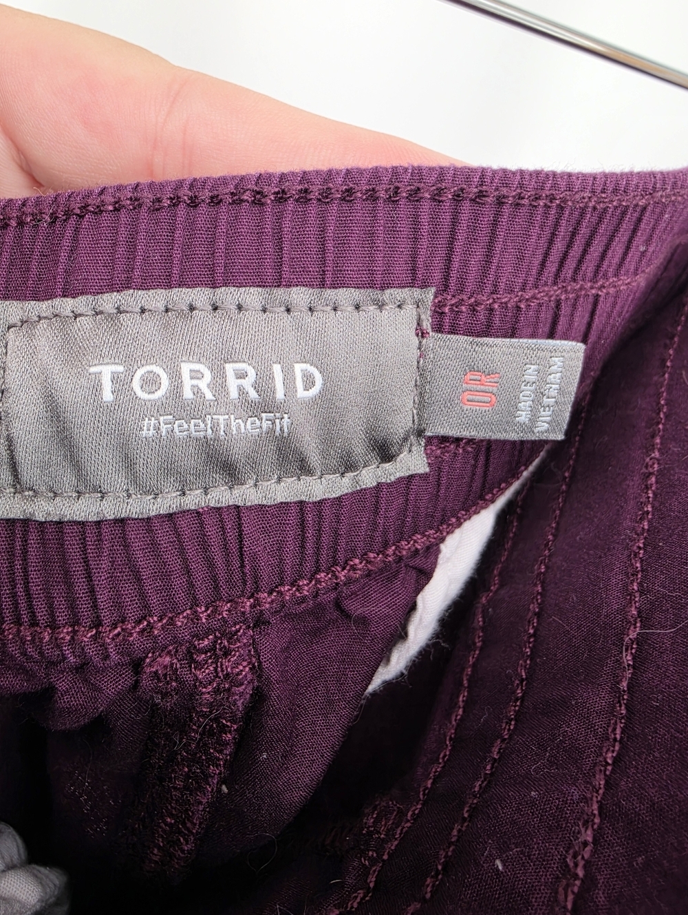Torrid Purple Lounge Pants 0R 0 Regular - Picture 3 of 4